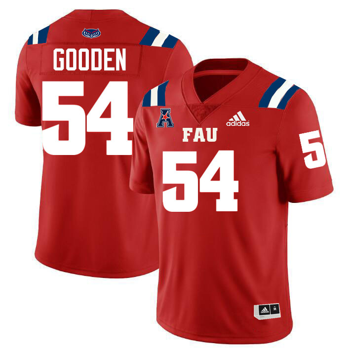 Cameron Gooden FAU Jersey,Florida Atlantic Owls Football Jersey,Uniforms,Gears-Red